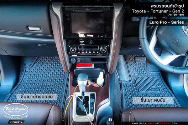 พรมปูพื้นรถยนต์ Toyota Fortuner Gen2