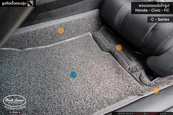 รีวิวพรมไวนิล พรมดักฝุ่น Honda Civic FC 2020
