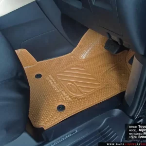 พรมกระดุม พรมรถยนต์ตรงรุ่น ผ้ายาง Toyota Alphard Vellfire - AH30