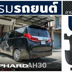 พรมกระดุม, พรมรถยนต์เข้ารูป, ผ้ายาง Alphard AH30