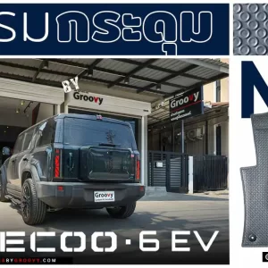 พรมกระดุม พรมรถยนต์ ผ้ายาง JAECOO 6 EV