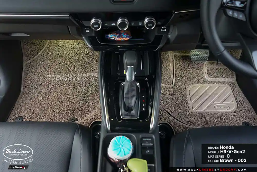พรมไวนิลดักฝุ่น พลมเส้นในไวนิล พรมใยบวบ พรม 3M nomad Honda HRV eHEV
