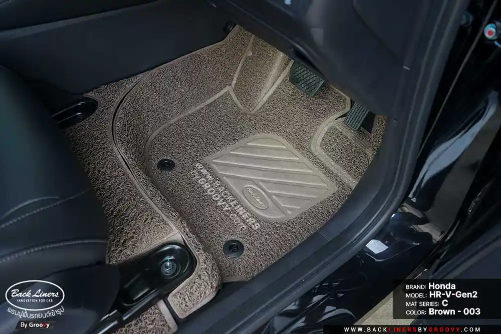 พรมไวนิลดักฝุ่น พลมเส้นในไวนิล พรมใยบวบ พรม 3M nomad Honda HRV eHEV