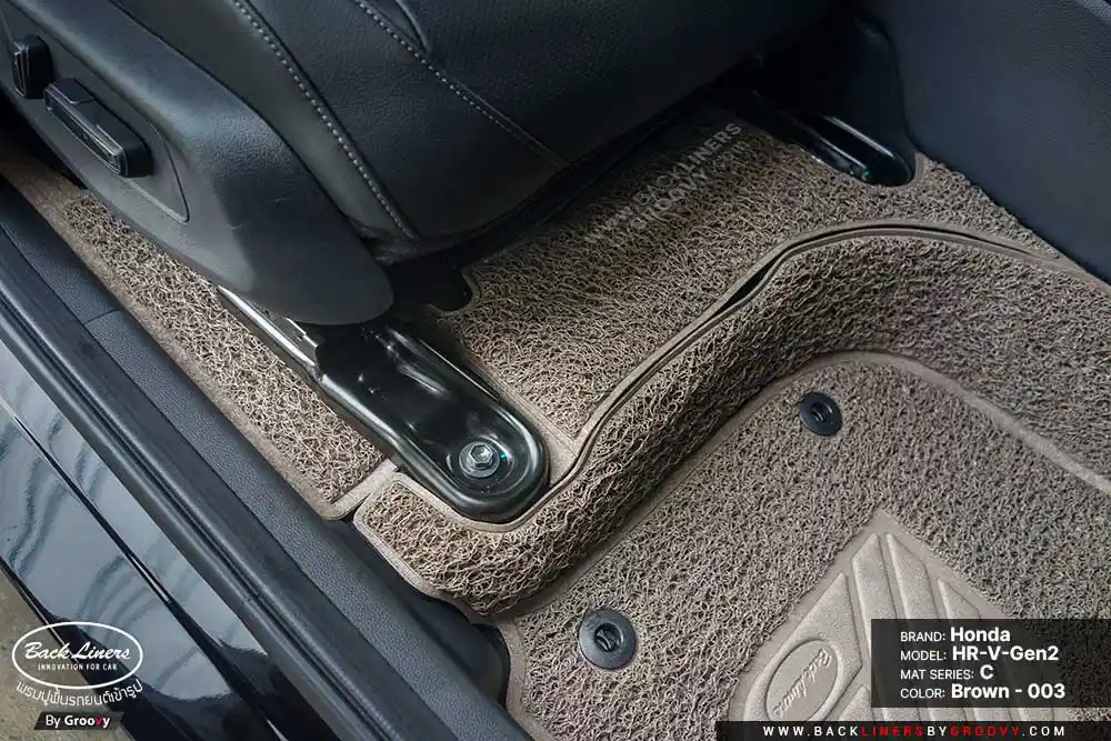 พรมไวนิลดักฝุ่น พลมเส้นในไวนิล พรมใยบวบ พรม 3M nomad Honda HRV eHEV