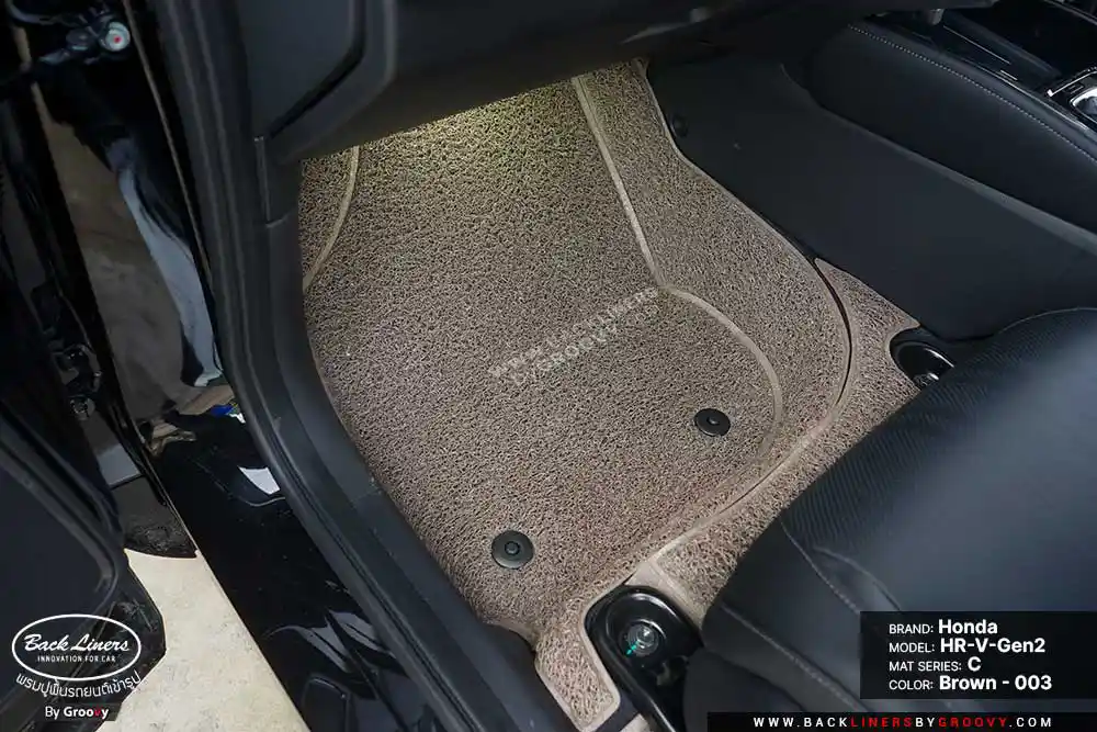 พรมไวนิลดักฝุ่น พลมเส้นในไวนิล พรมใยบวบ พรม 3M nomad Honda HRV eHEV