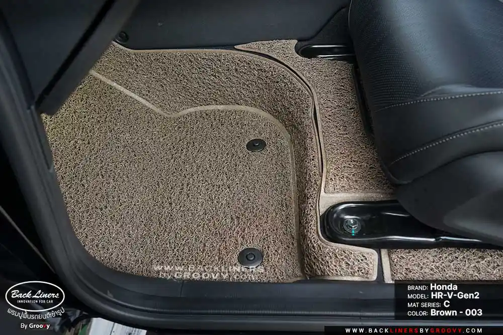 พรมไวนิลดักฝุ่น พลมเส้นในไวนิล พรมใยบวบ พรม 3M nomad Honda HRV eHEV