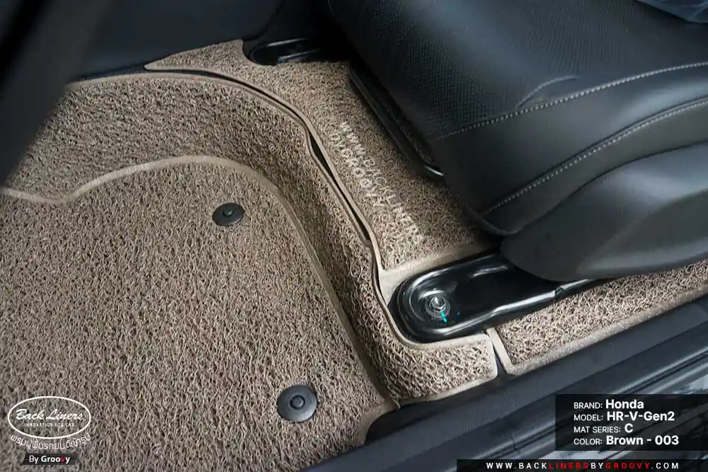 พรมไวนิลดักฝุ่น พลมเส้นในไวนิล พรมใยบวบ พรม 3M nomad Honda HRV eHEV