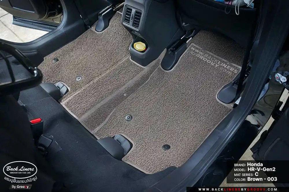 พรมไวนิลดักฝุ่น พลมเส้นในไวนิล พรมใยบวบ พรม 3M nomad Honda HRV eHEV