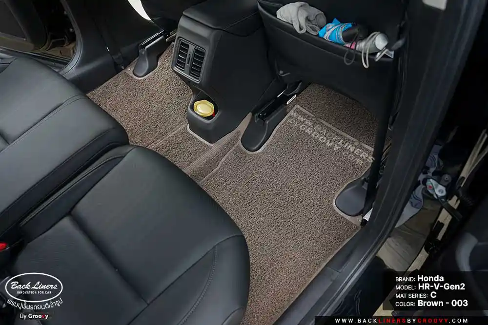 พรมไวนิลดักฝุ่น พลมเส้นในไวนิล พรมใยบวบ พรม 3M nomad Honda HRV eHEV