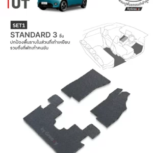 พรมรถยนต์ พรมกระดุม ผ้ายาง Aion UT