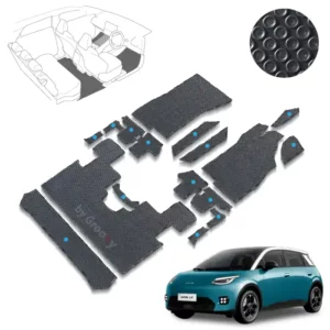 พรมรถยนต์ พรมกระดุม ผ้ายาง Aion UT