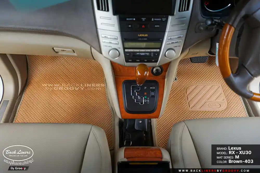 พรมกระดุม พรมรถยนต์ ผ้ายาง lexus rx gen2 XU30 พรมกระดุม harrier