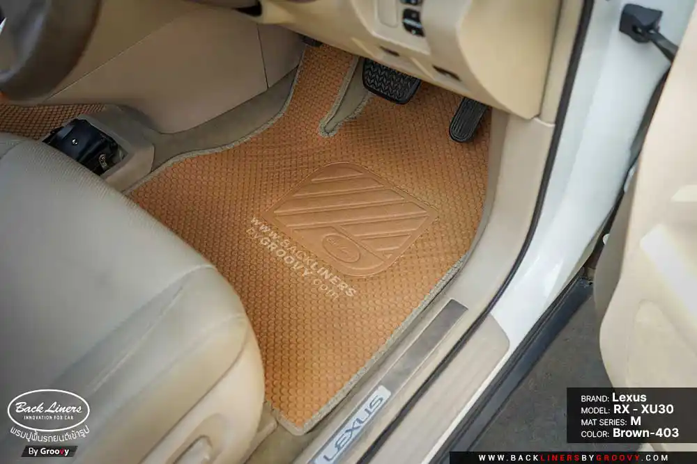 พรมกระดุม พรมรถยนต์ ผ้ายาง lexus rx gen2 XU30 พรมกระดุม harrier