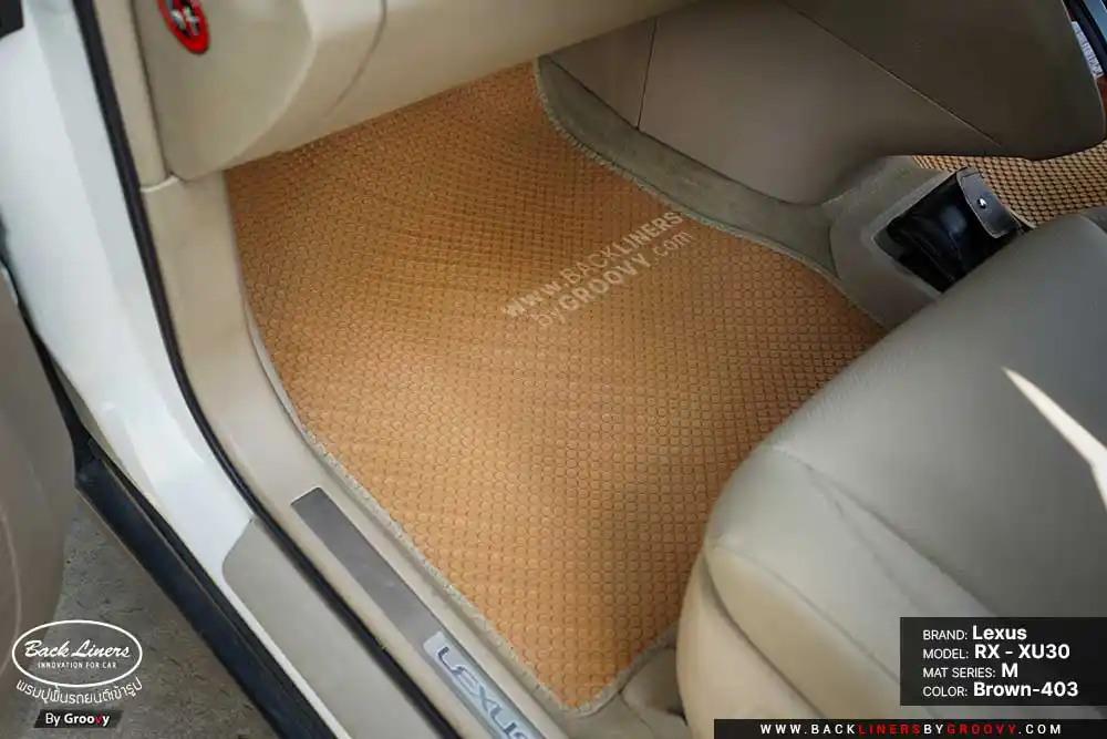 พรมกระดุม พรมรถยนต์ ผ้ายาง lexus rx gen2 XU30 พรมกระดุม harrier