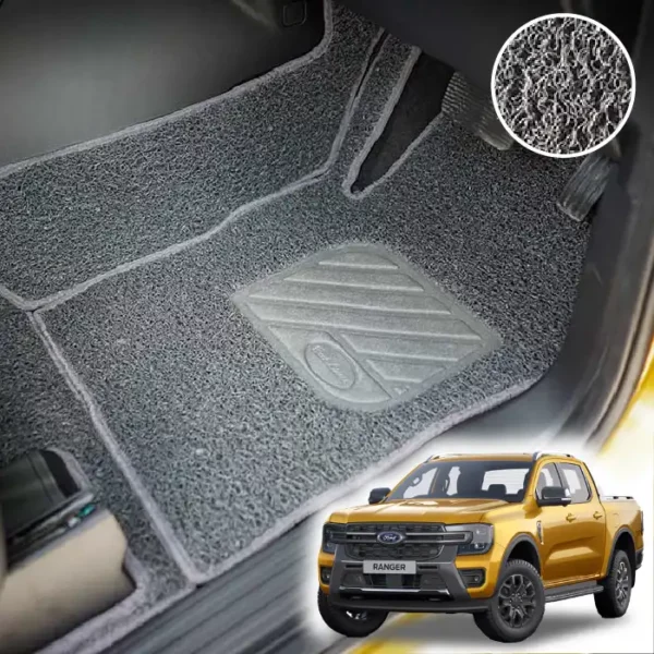 พรมรถยนต์ พรมไวนิลดักฝุ่น พรมเส้นใยไวนิล พรม 3m nomad พรมใยบวบ Ford Ranger Next Gen