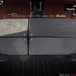 พรมรถยนต์ พรมกระดุถมยกขอบ พรมกระดุม ผ้ายาง Toyota Corolla Cross