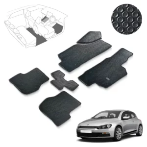 พรมรถยนต์ พรมกระดุม ผ้ายาง VW Scirocco