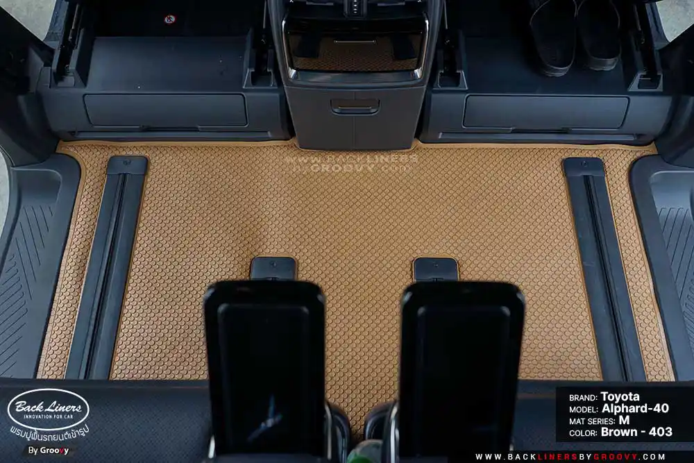 พรมกระดุม พรมรถยนต์ ผ้ายาง Toyota Alphard 40