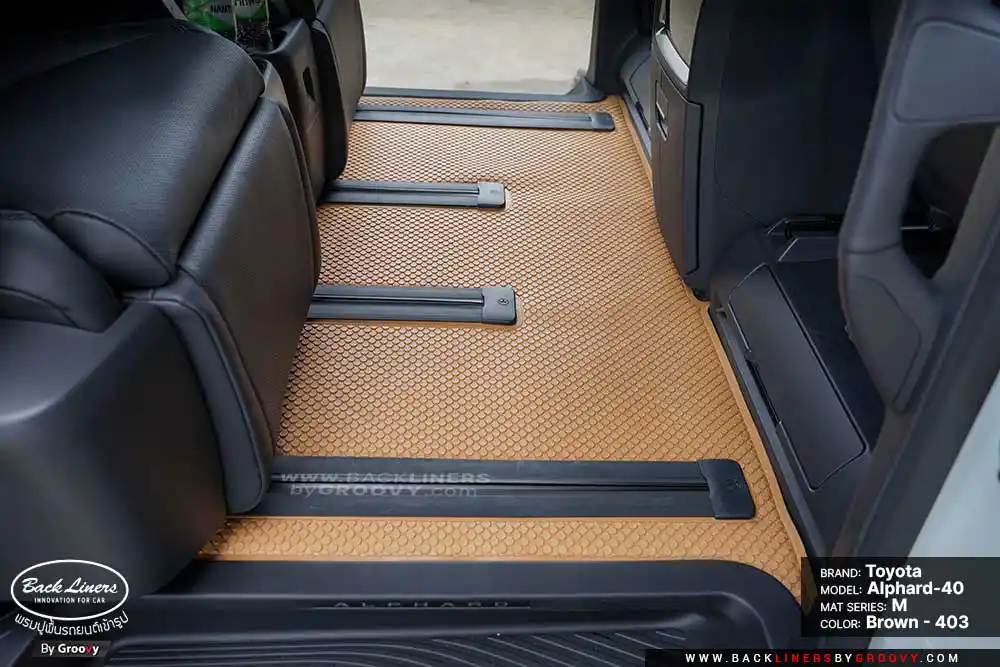 พรมกระดุม พรมรถยนต์ ผ้ายาง Toyota Alphard 40