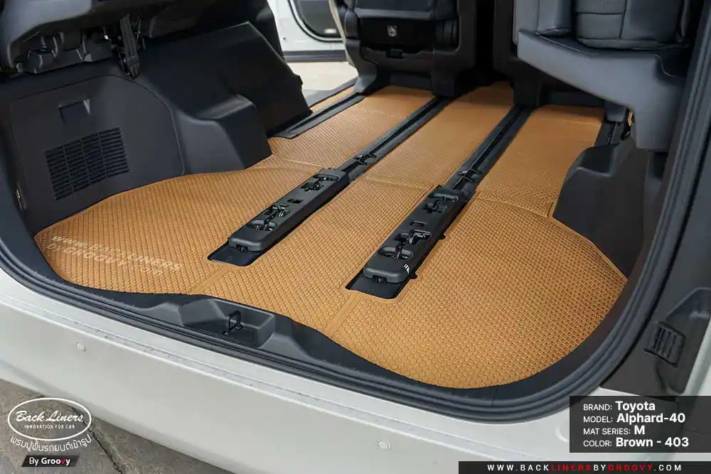 พรมกระดุม พรมรถยนต์ ผ้ายาง Toyota Alphard 40