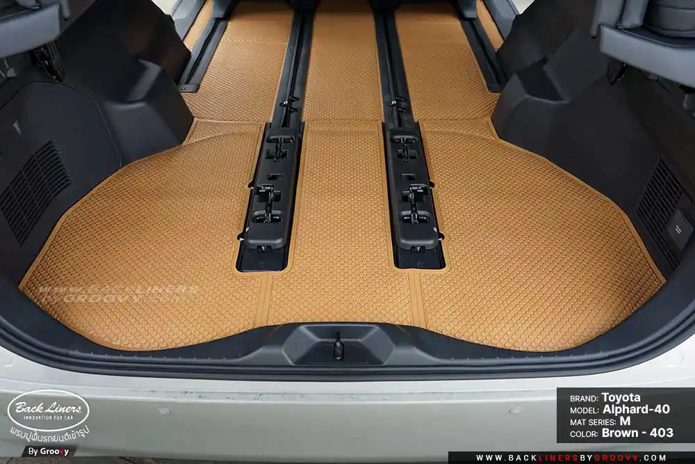 พรมกระดุม พรมรถยนต์ ผ้ายาง Toyota Alphard 40