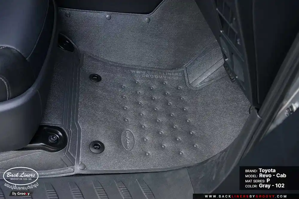 พรมรถยนต์ ผ้ายาง Toyota Hilux Revo Smart cab