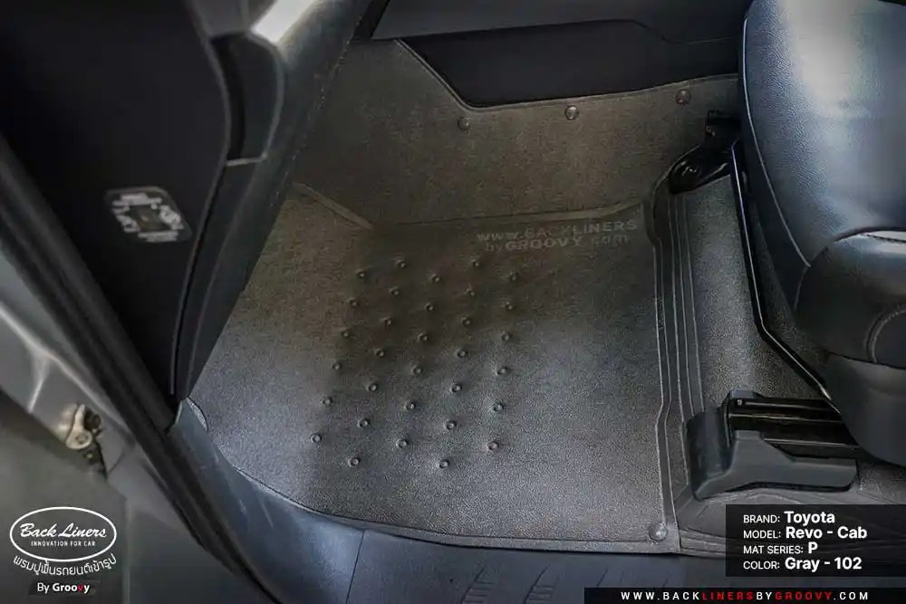 พรมรถยนต์ ผ้ายาง Toyota Hilux Revo Smart cab
