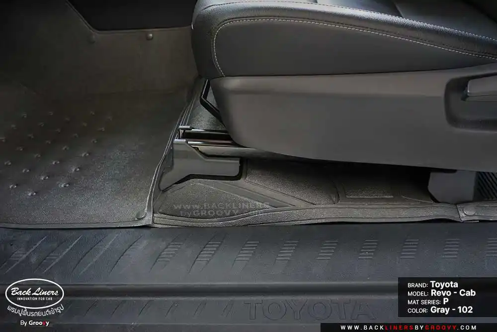 พรมรถยนต์ ผ้ายาง Toyota Hilux Revo Smart cab