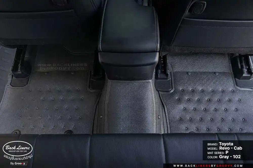 พรมรถยนต์ ผ้ายาง Toyota Hilux Revo Smart cab