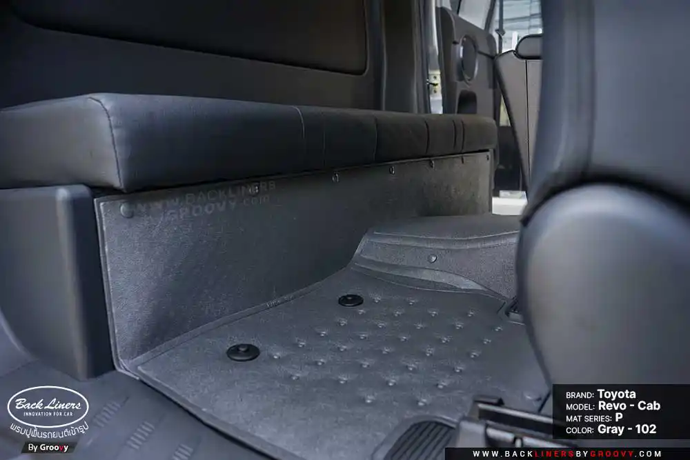 พรมรถยนต์ ผ้ายาง Toyota Hilux Revo Smart cab