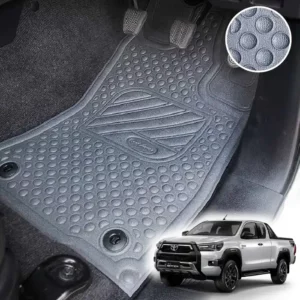 พรมกระดุมยกขอบ พรมรถยนต์ ผ้ายาง Revo Smart cab