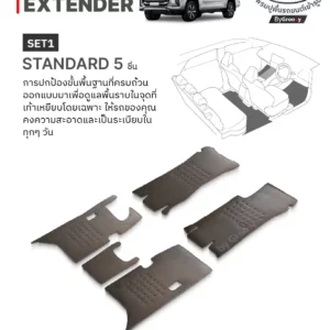 พรมรถยนต์ พรมไวนิลดักฝุ่น พรมกระดุม ผ้ายางกระดุม MG Extender