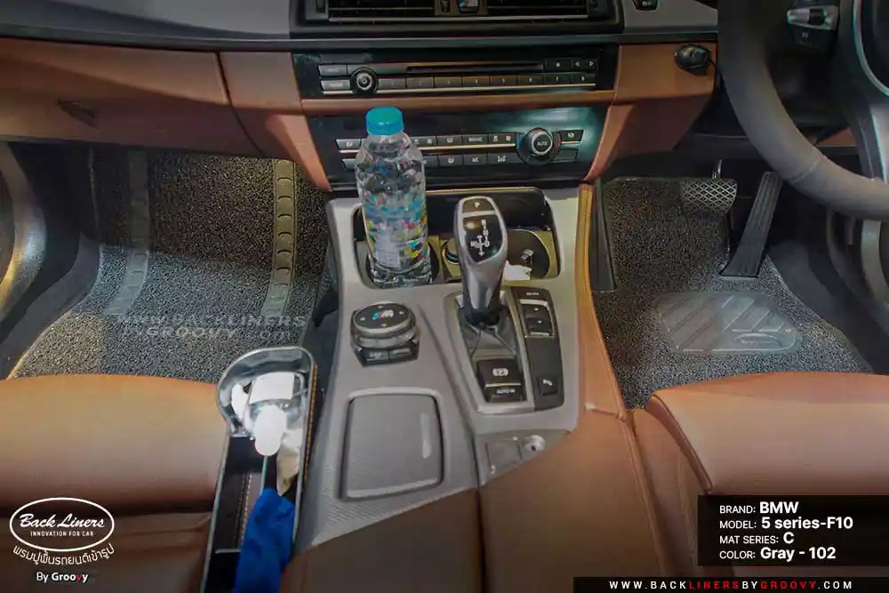 พรมรถยนต์ พรมไวนิลดักฝุ่น พรมดักฝุ่น พรม 3m nomad ผ้ายาง BMW 5 series F10