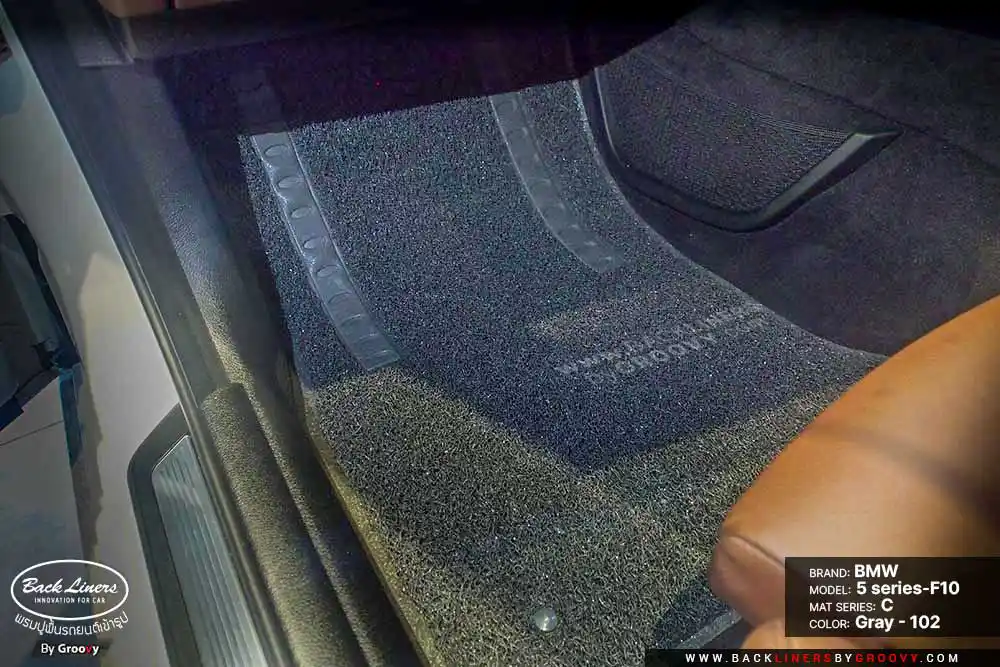 พรมรถยนต์ พรมไวนิลดักฝุ่น พรมดักฝุ่น พรม 3m nomad ผ้ายาง BMW 5 series F10