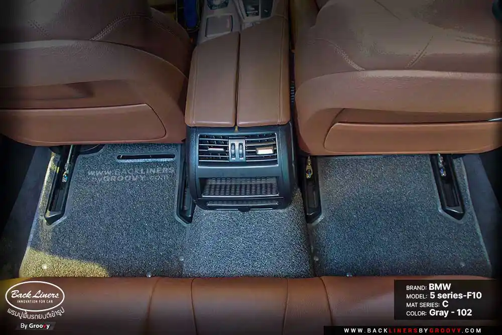 พรมรถยนต์ พรมไวนิลดักฝุ่น พรมดักฝุ่น พรม 3m nomad ผ้ายาง BMW 5 series F10