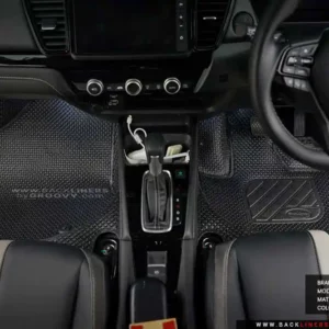 พรมรถยนต์ พรมกระดุม ผ้ายางกระดุม honda city ehev hatchback