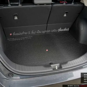 พรมรถยนต์ พรมกระดุม ผ้ายางกระดุม honda city ehev hatchback