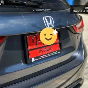 พรมรถยนต์ พรมกระดุม ผ้ายางกระดุม honda city ehev hatchback