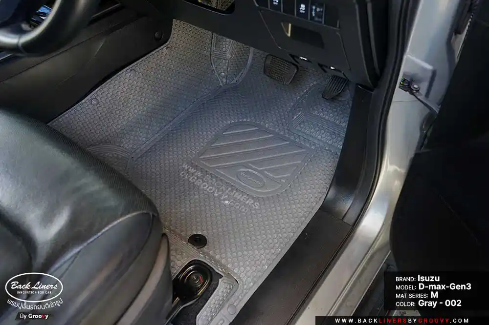 พรมกระดุม ผ้ายาง พรมรถยนต์เข้ารูปตรงรุ่น Isuzu Dmax Gen3
