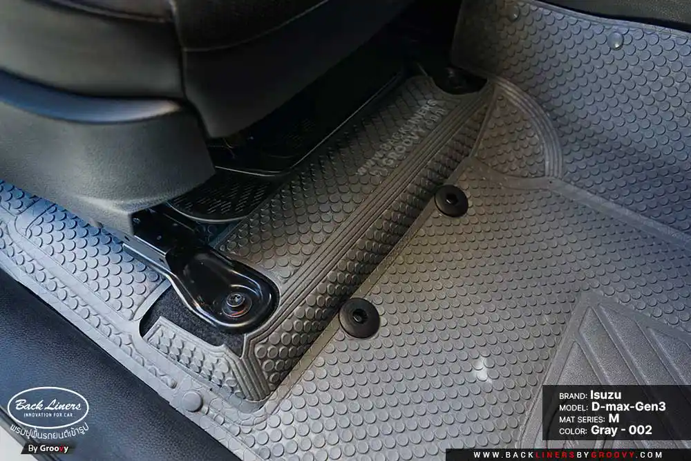 พรมกระดุม ผ้ายาง พรมรถยนต์เข้ารูปตรงรุ่น Isuzu Dmax Gen3