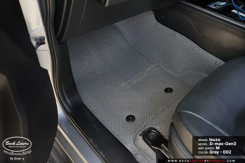 พรมกระดุม ผ้ายาง พรมรถยนต์เข้ารูปตรงรุ่น Isuzu Dmax Gen3