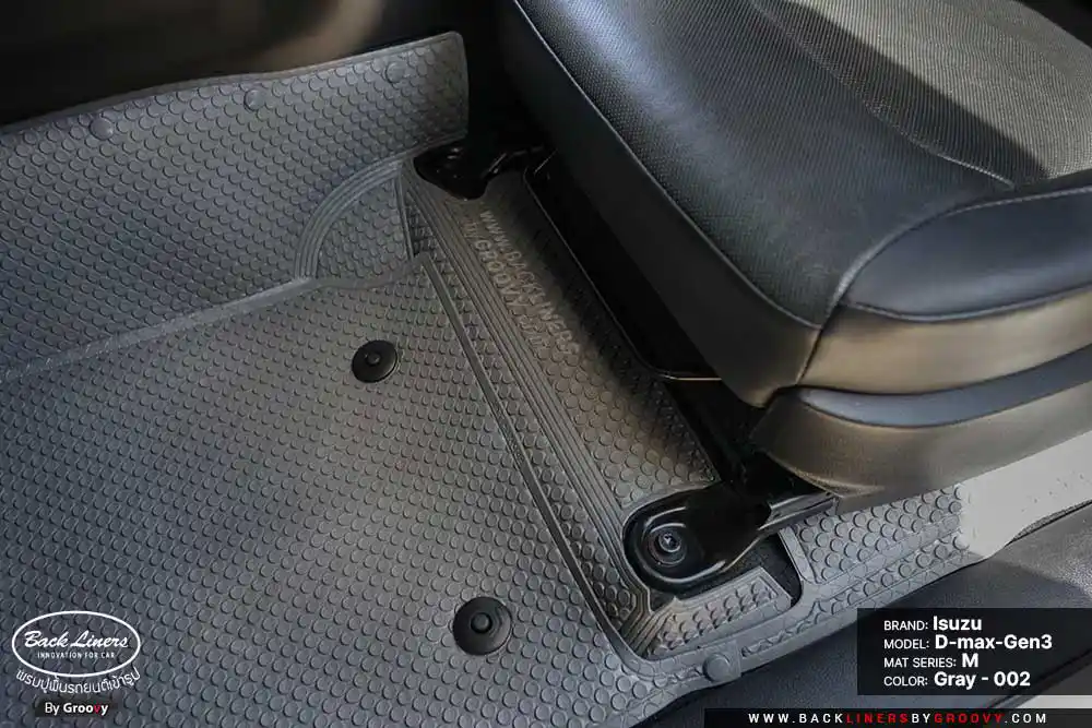 พรมกระดุม ผ้ายาง พรมรถยนต์เข้ารูปตรงรุ่น Isuzu Dmax Gen3