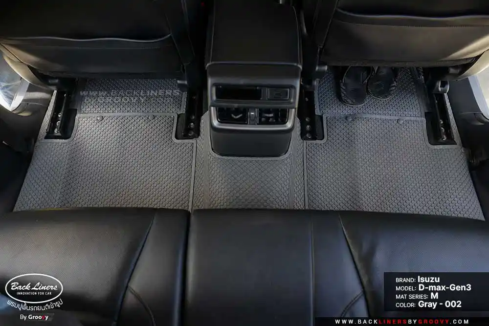 พรมกระดุม ผ้ายาง พรมรถยนต์เข้ารูปตรงรุ่น Isuzu Dmax Gen3