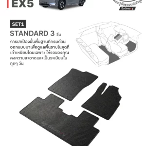 พรมกระดุม พรมไวนิลดักฝุ่น พรมรถยนต์ ผ้ายาง Geely EX5
