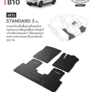 พรมรถยนต์ พรมกระดุม พรมไวนิลดักฝุ่น ผ้ายางกระดุม Leap Motor B10