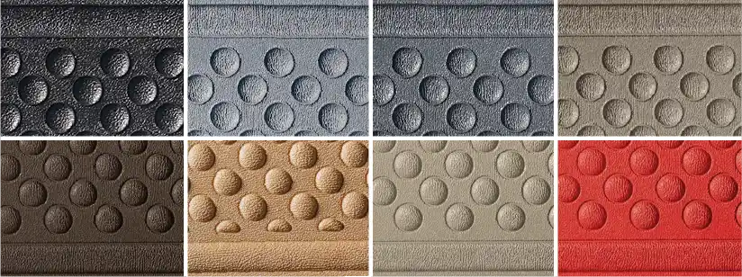 พรมรถยนต์กระดุมยกขอบกันของเหลว