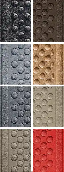 พรมรถยนต์กระดุมยกขอบกันของเหลว