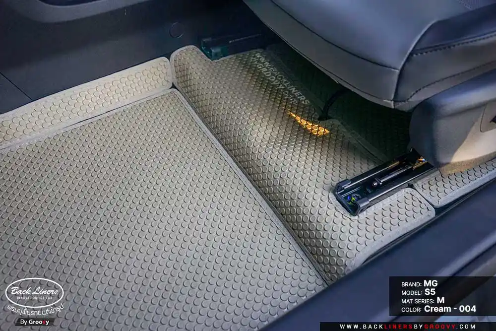 พรมรถยนต์ พรมกระดุม ผ้ายางกระดุม MG S5 EV Plus