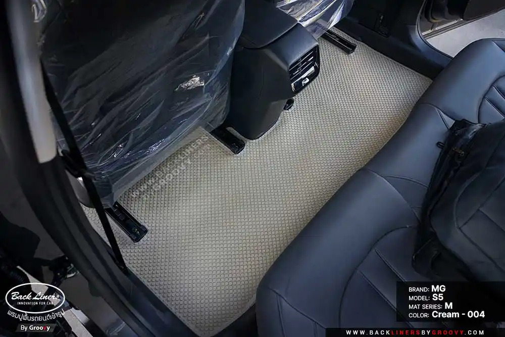 พรมรถยนต์ พรมกระดุม ผ้ายางกระดุม MG S5 EV Plus