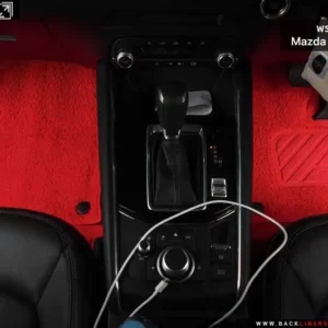 พรมรถยนต์ พรมไวนิลดักฝุ่น พรมไวนิล พรมดักฝุ่น พรมใยบวบ Mazda CX5 Gen2